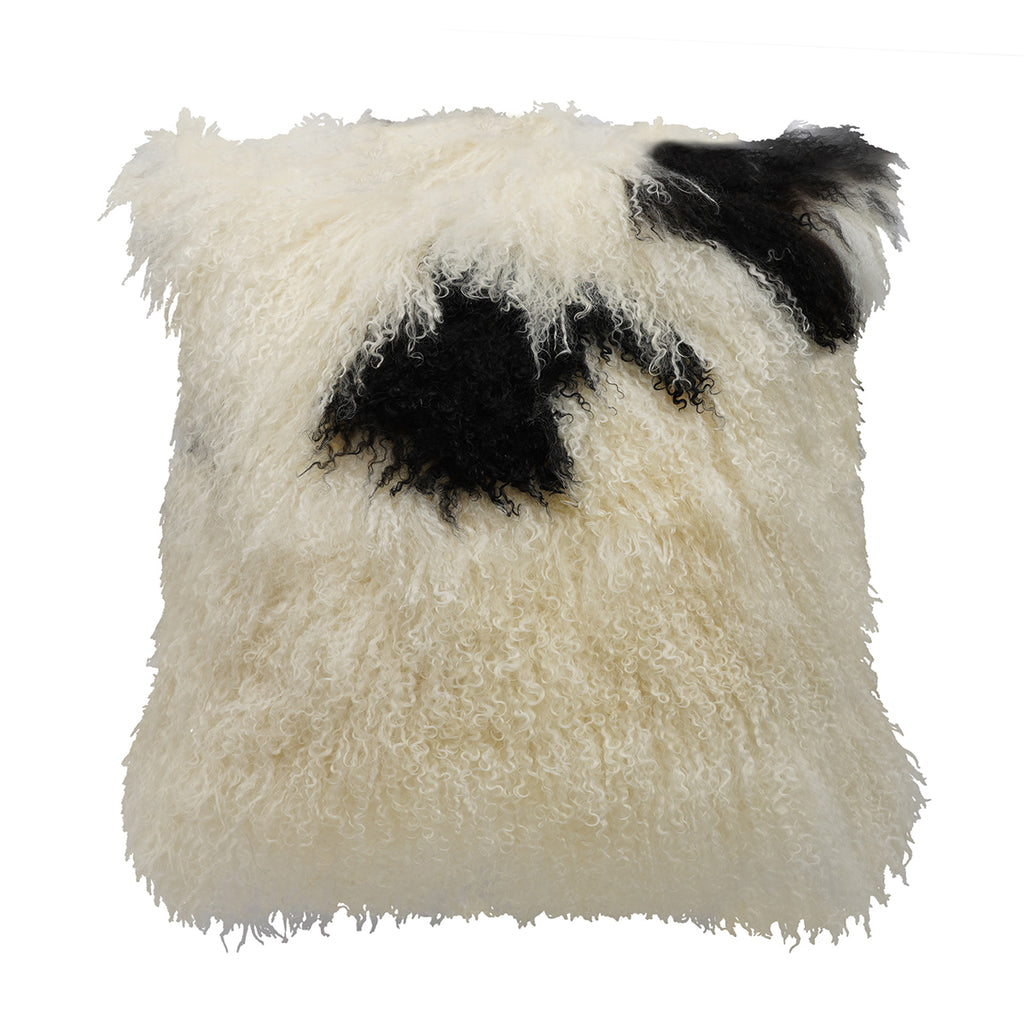 Tibetan Sheep Throw Pillow - Natural