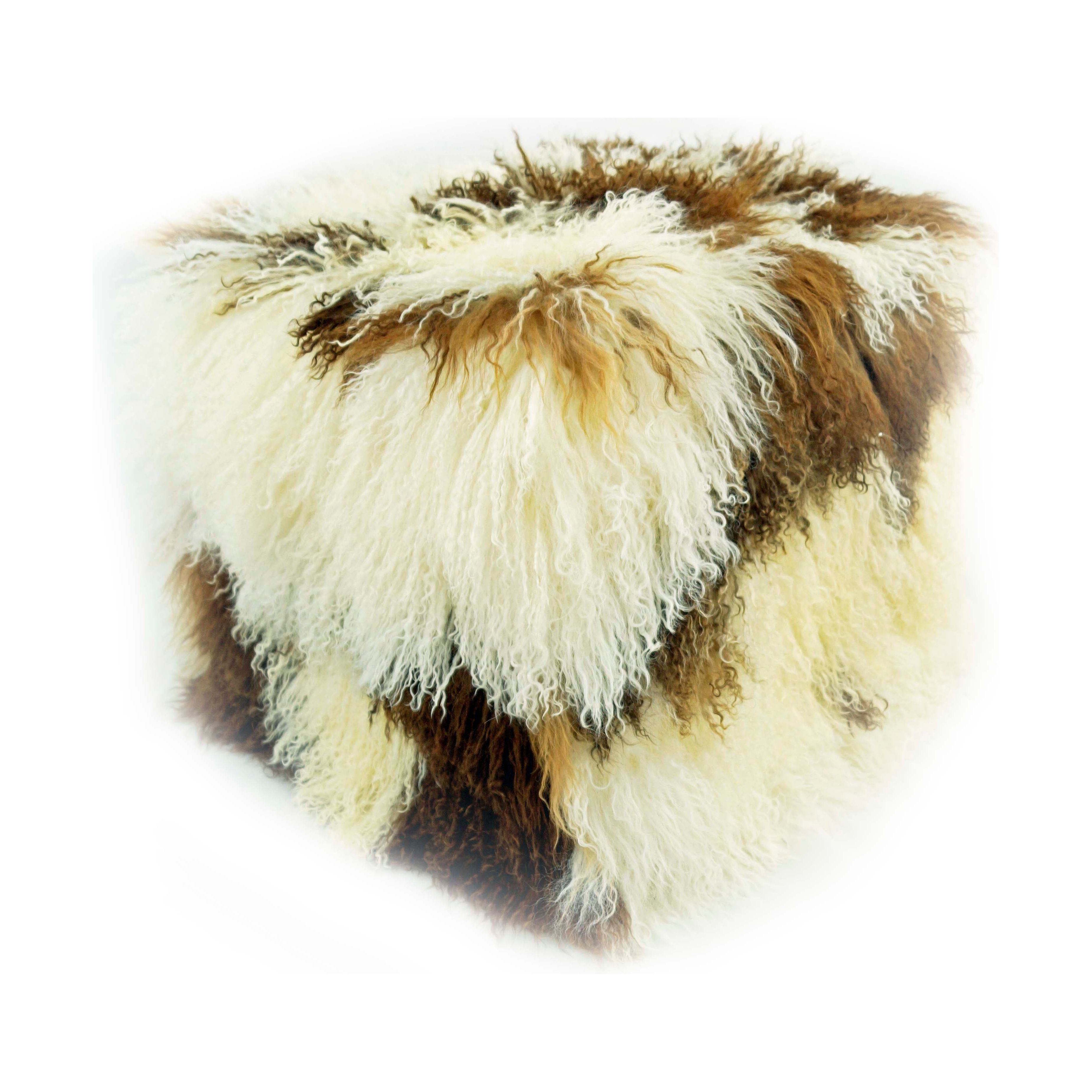 leather pouf ottoman square