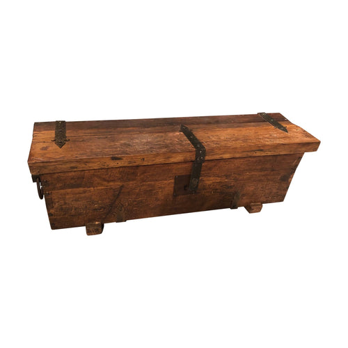 reclaimed wood storage trunk