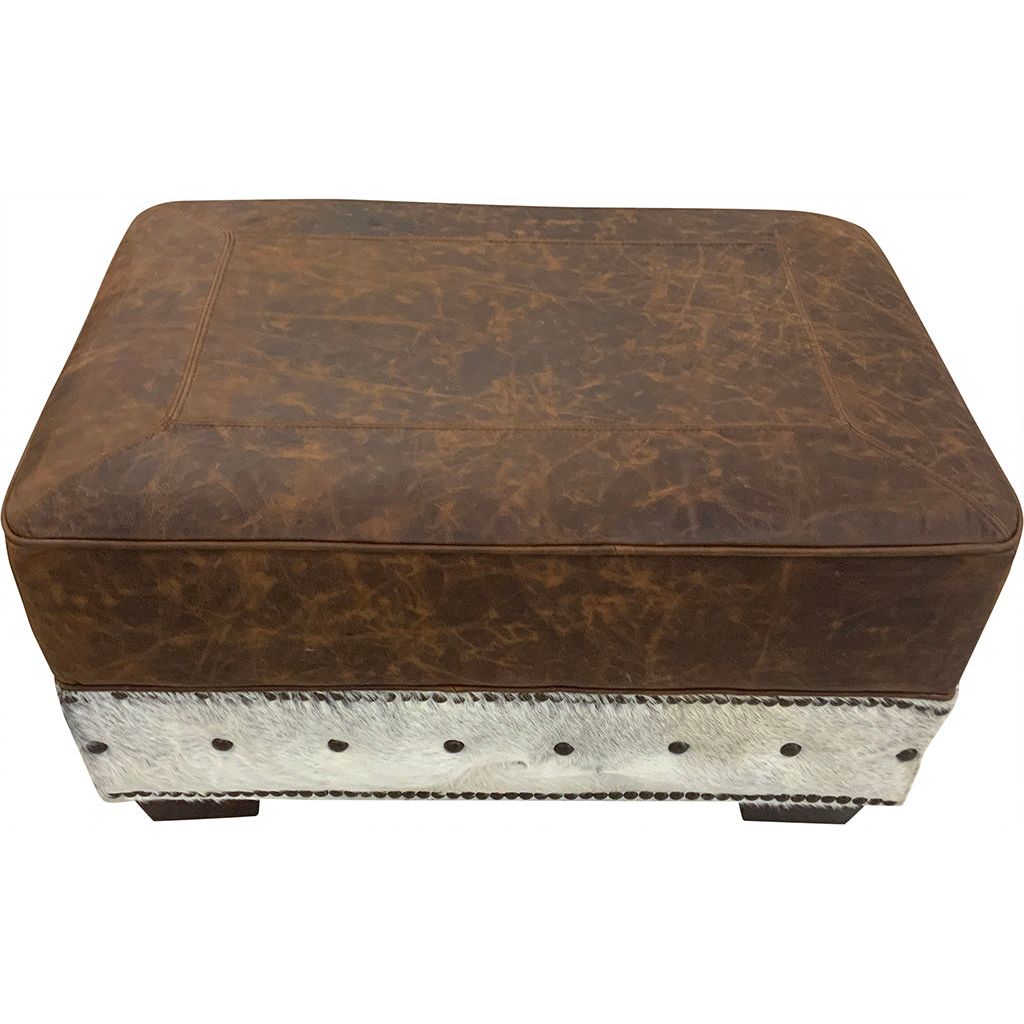 Adrian Hacienda Ottoman - 34" x 24"