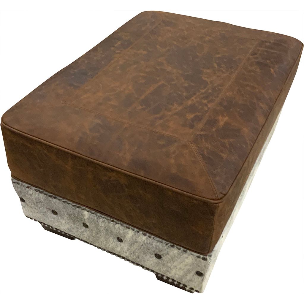 Adrian Hacienda Ottoman - 34" x 24"