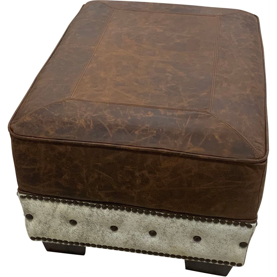 Adrian Hacienda Ottoman - 34" x 24"