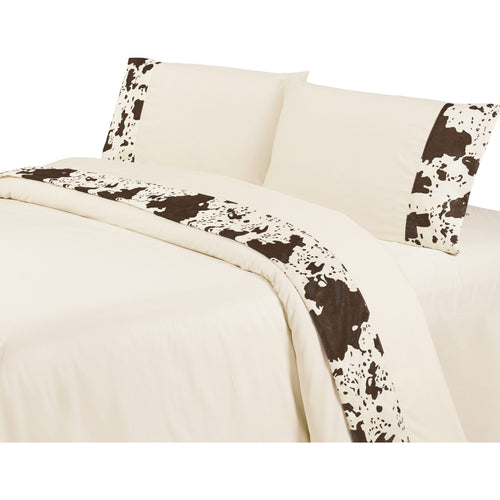 Printed Cowhide Sheet Set