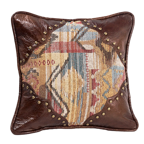 Ruidoso Square Pillow with Scalloped Corners