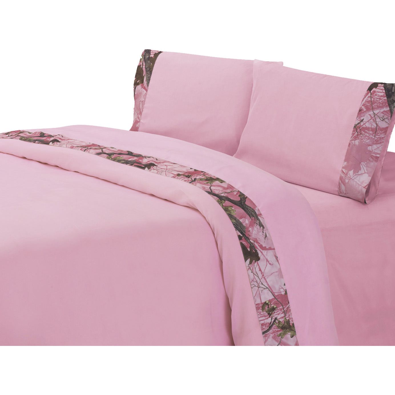 Oak Camo Pink Sheet Set