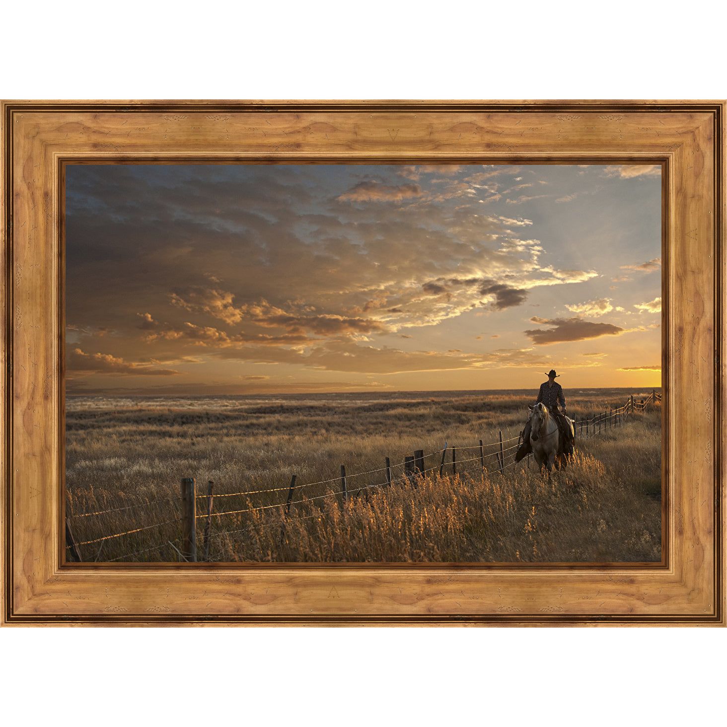 SUNSET ON THE PRAIRIE CANVAS