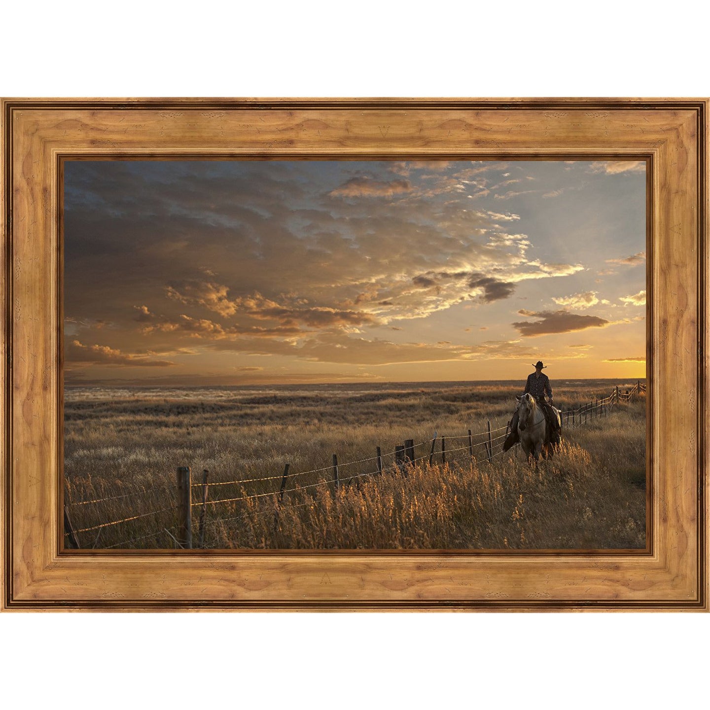 SUNSET ON THE PRAIRIE CANVAS