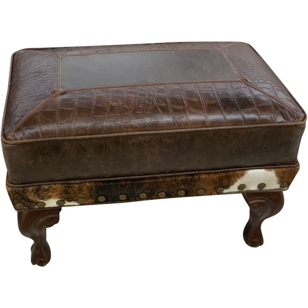 Santa Fe Leather Ottoman