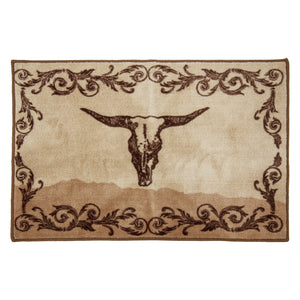scroll bath rug