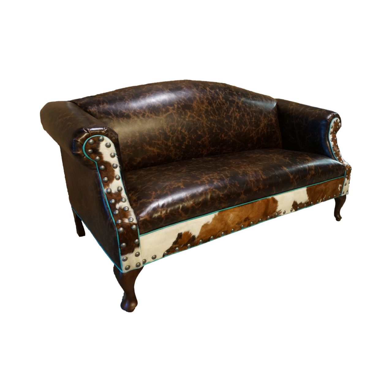 Salado Leather Settee