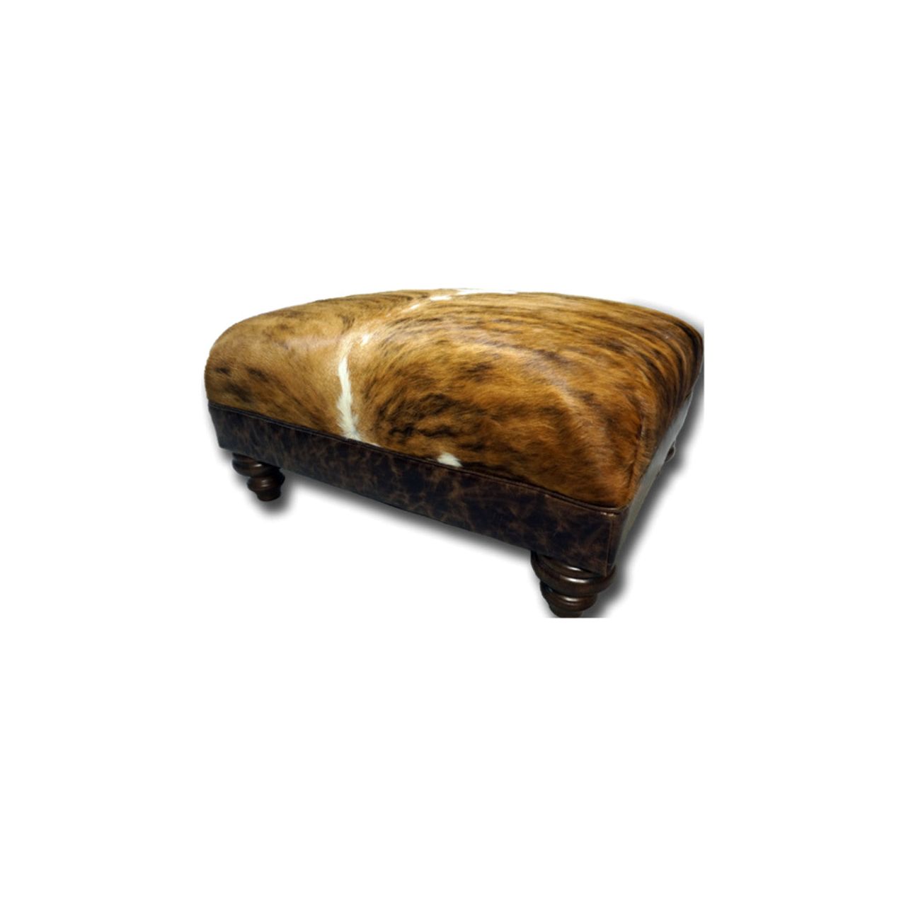 buffalo leather ottoman