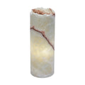 Small Cylinder Natural Edge Lazul Lamp