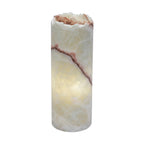 Small Cylinder Natural Edge Lazul Lamp