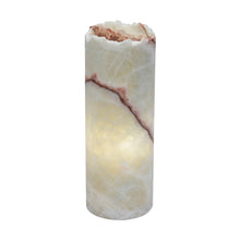 Load image into Gallery viewer, Small Cylinder Natural Edge Lazul Lamp