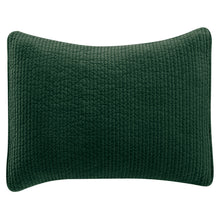Load image into Gallery viewer, Green Cotton Velvet Pillow