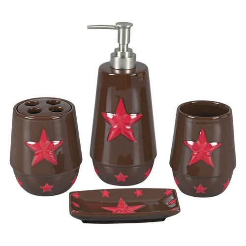 Star 4 PCS Bath Accessory Set