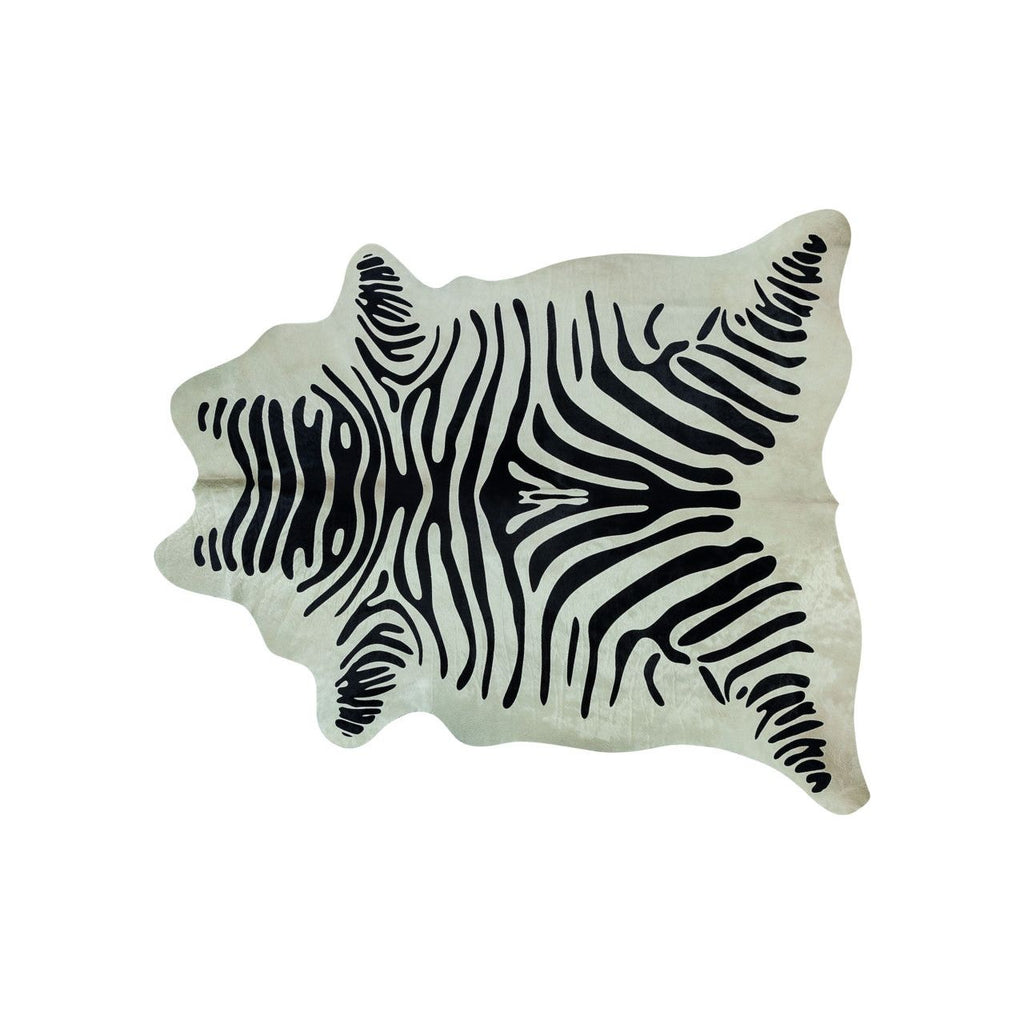 Brazilian Cowhide - Zebra Print antique
