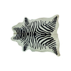 Brazilian Cowhide - Zebra Print antique