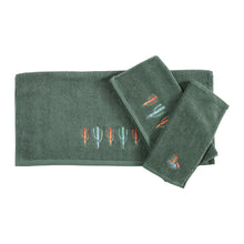 Load image into Gallery viewer, Embroidered Cactus Towel Set