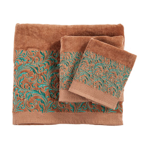 Wyatt Scroll Pattern Towel Set