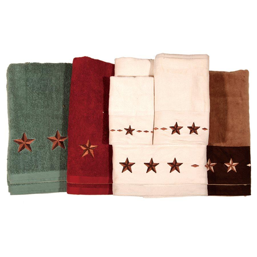 Embroidered Star Towel Set