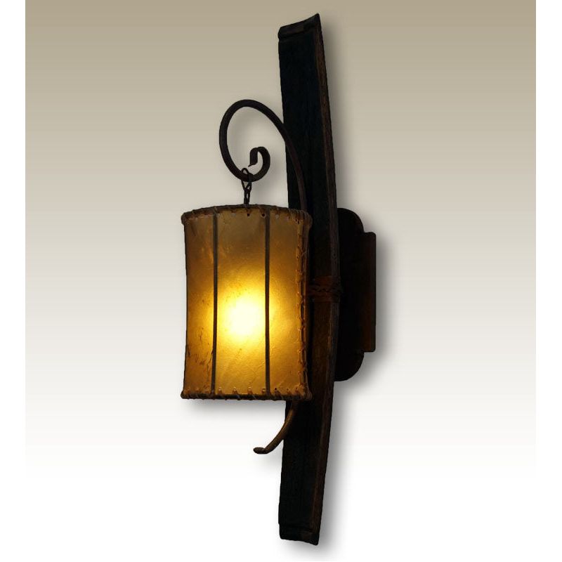 Tequila Barrel Stave Wall Sconce