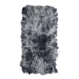 Tibetan Sheep Throw - Grey Tipped