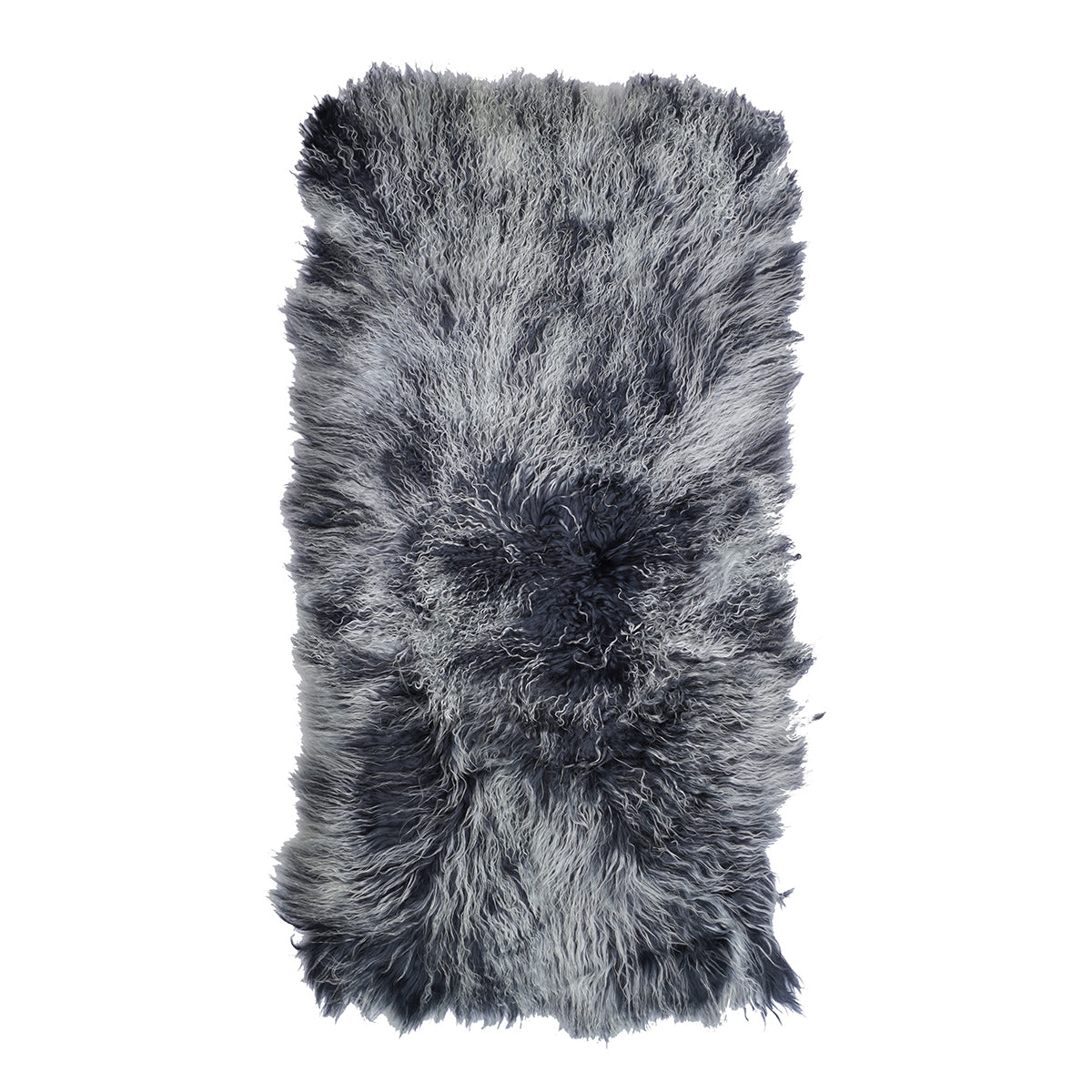 Tibetan Sheep Throw - Grey Tipped
