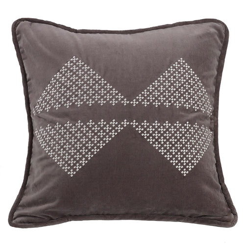 Whistler Embroidered Diamond Pillow