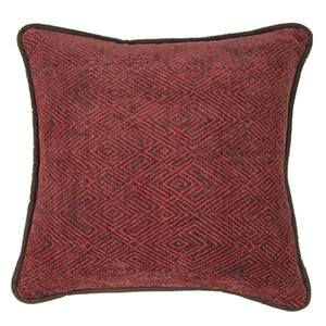 Wilderness Ridge Red Chenille Pillow