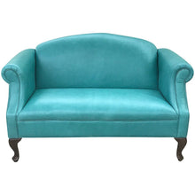 Load image into Gallery viewer, turquoise settee