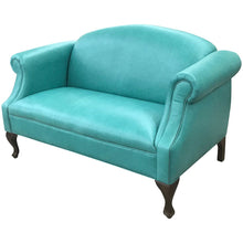 Load image into Gallery viewer, Southwestern Turquoise Settee