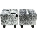 Cowhide Cube Longhorn Speckle