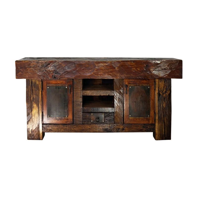 Chunky Reclaimed Wood Credenza