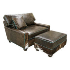 Salado Square Leather Chair