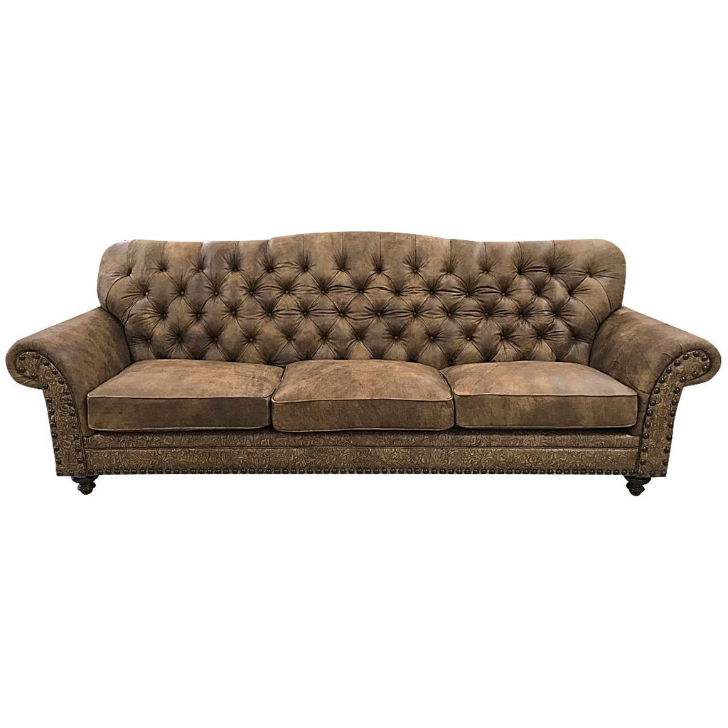 Remington 10 Foot Tufted Sofa