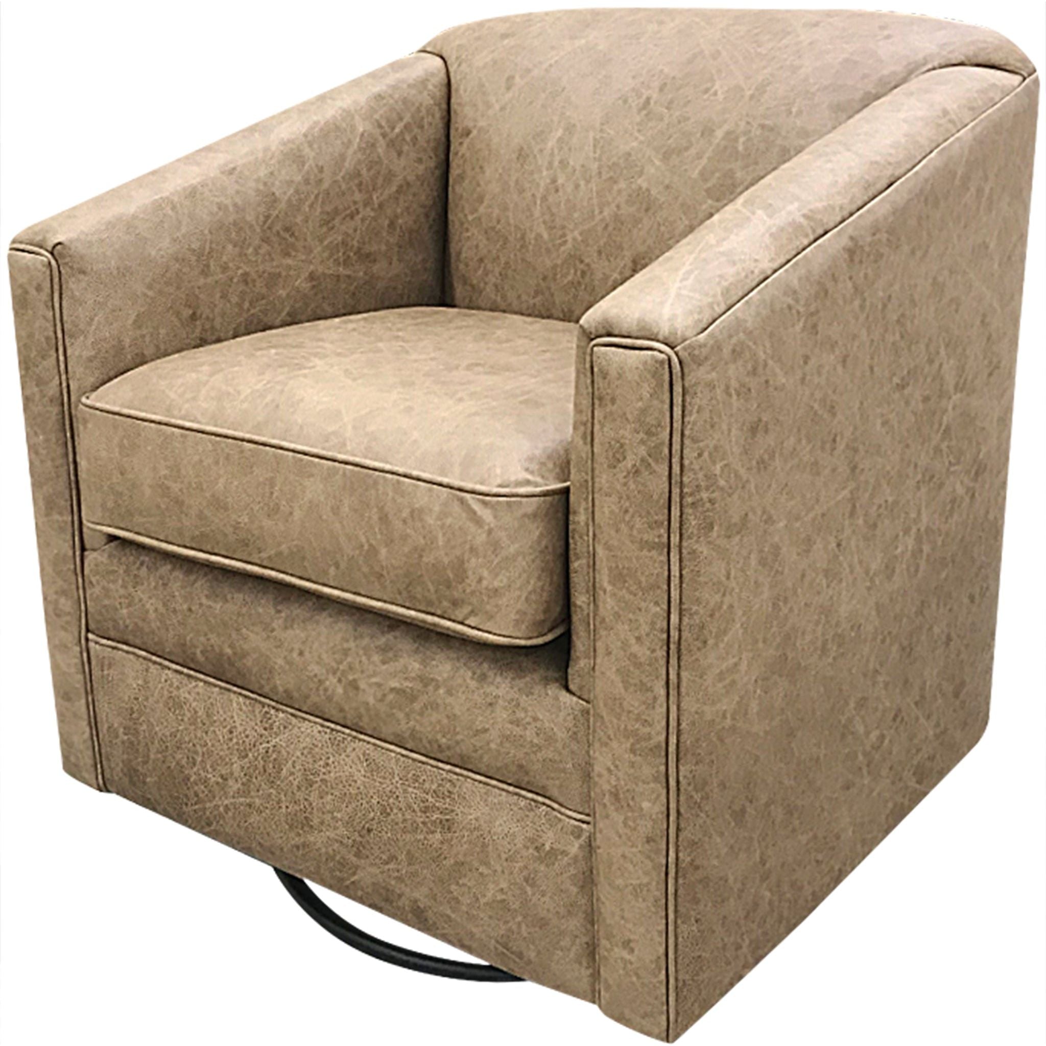 Palomino Western Leather Swivel Glider
