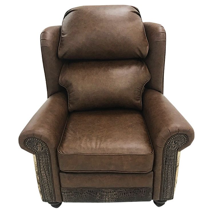 rustic recliner