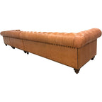 chesterfield leather sectional sofa