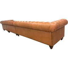 Load image into Gallery viewer, chesterfield leather sectional sofa