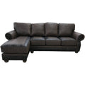 Split Rail Sectional w/Chaise Lounge