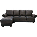Split Rail Sectional w/Chaise Lounge