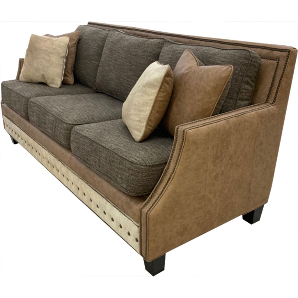 Contemporary Western Leather Sofa