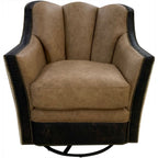 Telluride Contemporary Western Swivel Glider