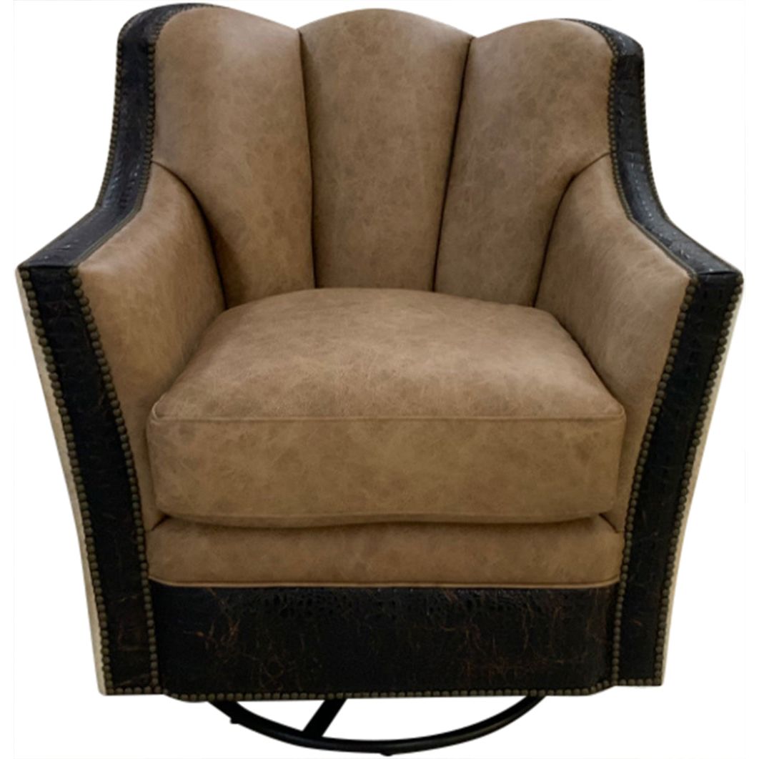 Telluride Contemporary Western Swivel Glider