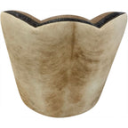  Contemporary Western  Leather Swivel Glider