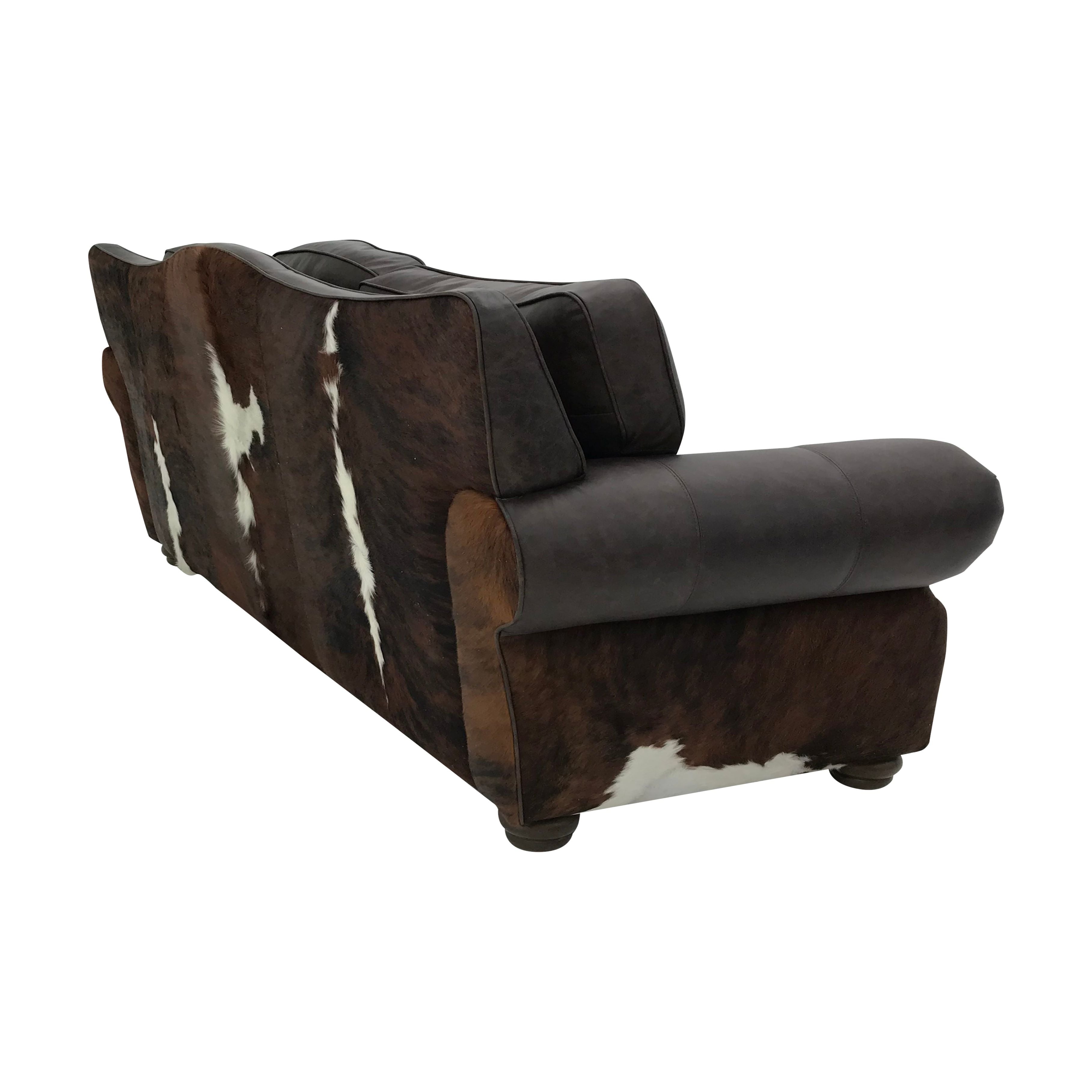 Split Rail 8 Foot 3 Cushion Sofa