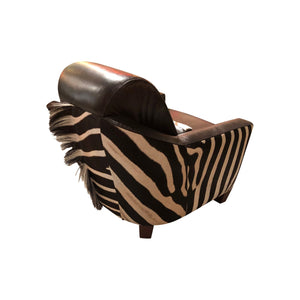 zebra print chair