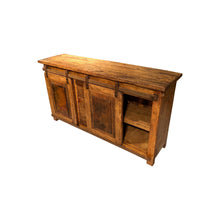 Load image into Gallery viewer, rustic wood console table