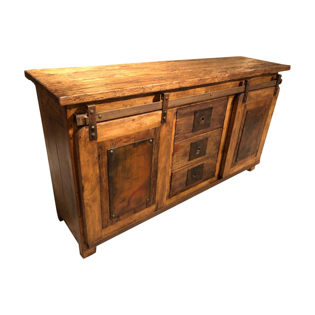 wood console table